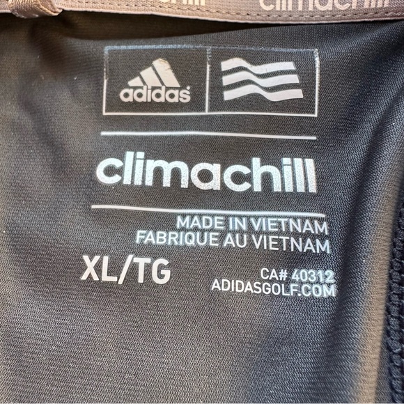 Mens Adidas Climachill Golf Polo Short Sleeve Performance Wear Size XL - Picture 8 of 8